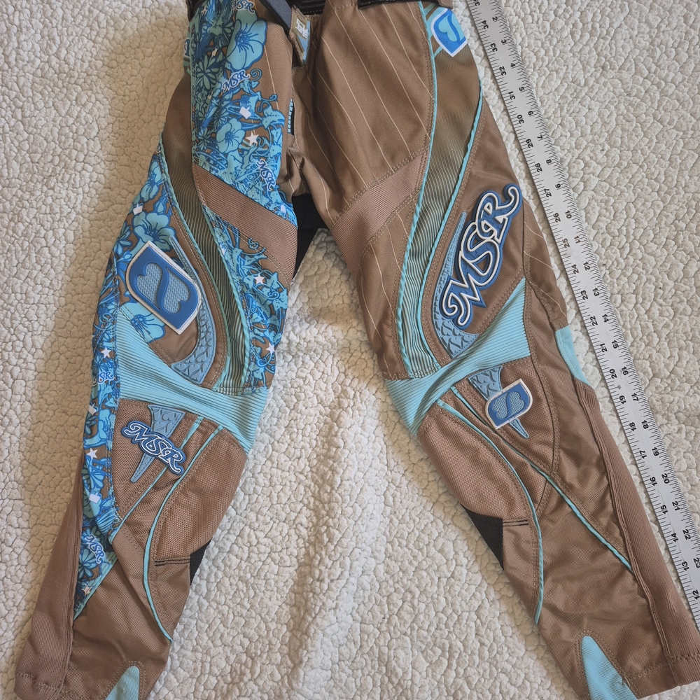 MSR Brown and Blue Motocross Pants